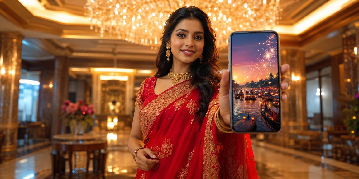 বরিশালে শাড়িতে মোবাইলে ক্যাসিনো গেম খেলছেন ব্যবহারকারী